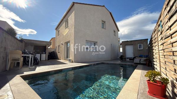 Maison 3 faces - 130 m2 - 5 chambres - Theza