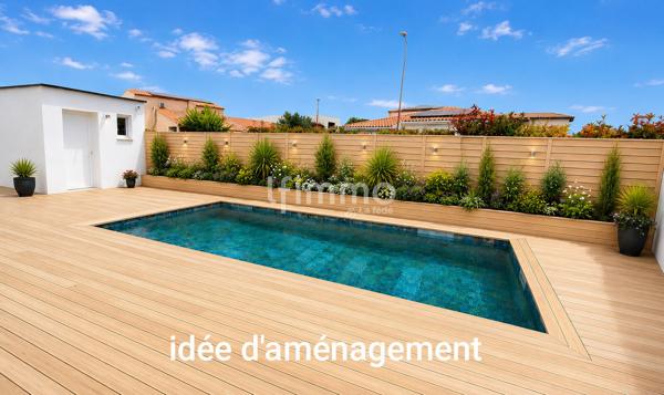 Maison 3 faces - 130 m2 - 5 chambres - Theza
