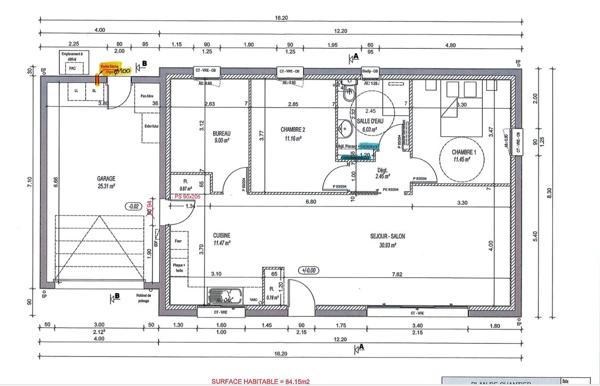 Maison Marcey Les Greves 4 pièce(s)