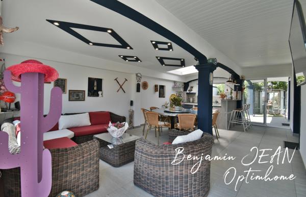 Maison F5 avec piscine et garage