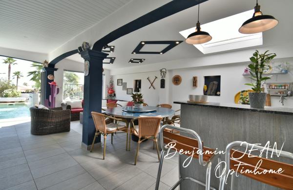 Maison F5 avec piscine et garage