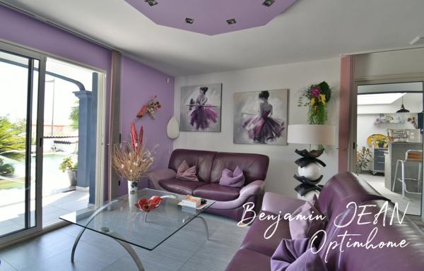 Maison F5 avec piscine et garage