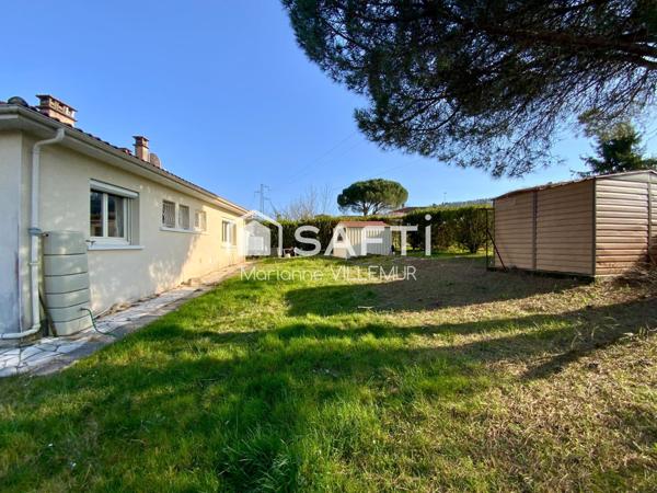 Proche Agen, maison d'environ 100 m² habitables sur un terrain de 875 m²