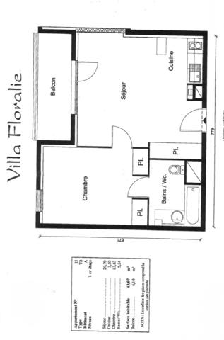 Appartement à vendre 2 pièces 43,02 m² Vénissieux