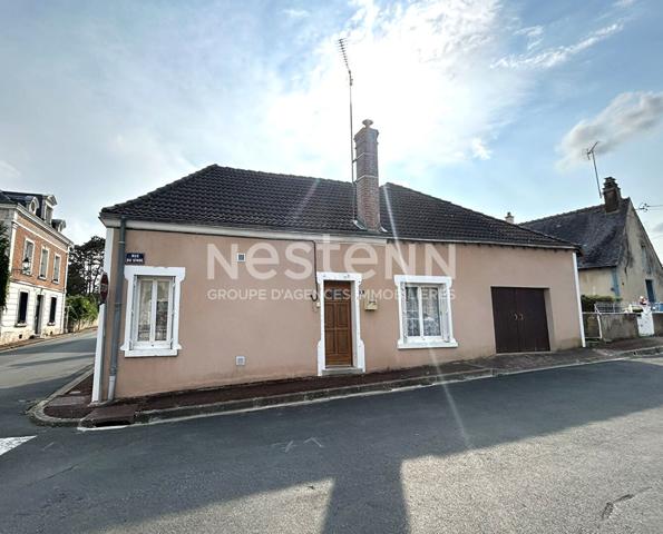 LONGERE DE PLAIN-PIED 2 CHAMBRES  AVEC COURETTE AU COEUR DE POULAINES (INDRE 36)