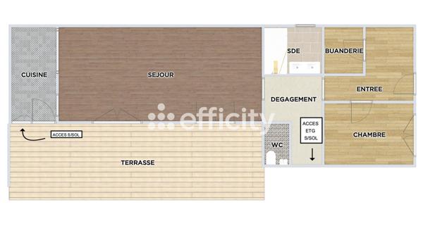 Maison 5 pièces - 120 m² Exclusivité efficity