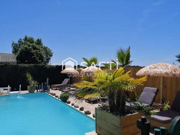 Grande maison avec dépendances et piscine!