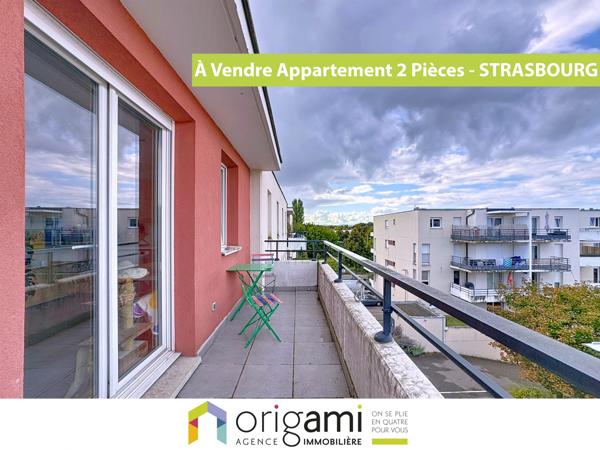 STRASBOURG OUEST - 2P avec balcon et garage