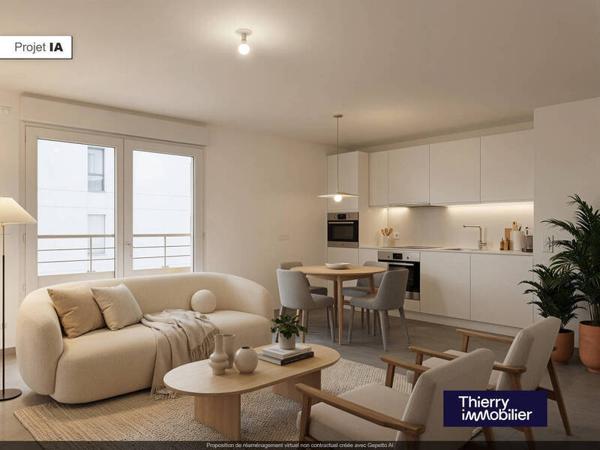 Appartement 3 pièces - 49000 Angers