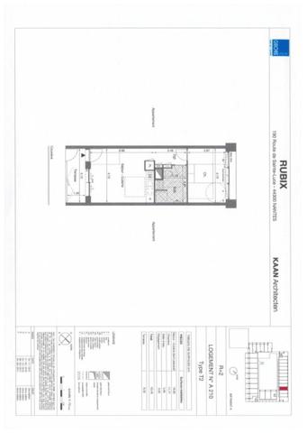 Appartement T2 à louer Nantes - 40 m² (réf : 560852)