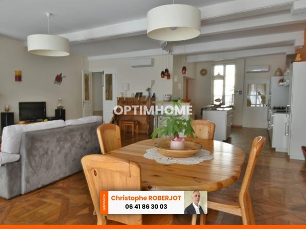 Appartement d'exception de 6 pièces avec cheminée au cœur de Chalon sur Saône en exclusivité