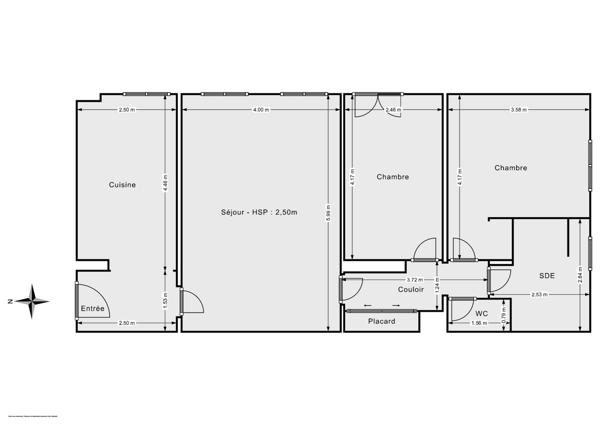 GRAND T3 DE 74 M² – LIMITE LYON 5 / TASSIN / POINT DU JOUR