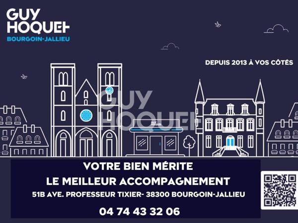 À vendre : Appartement 3 pièces rénové au coeur de Bourgoin Jallieu