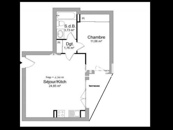 À vendre Appartement 2 pièces 42 m² - Poitiers 86000