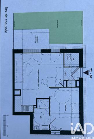 Appartement à vendre 2 pièces 41 m² Saint-Brieuc
