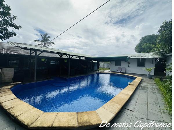 Maison à vendre Maison de 124 m² sur une terrain de 1007 m² sur KOUROU (973)