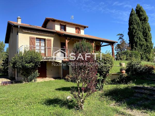 Montauban- Maison familiale d'environ 132 m2 habitable avec grand jardin arboré