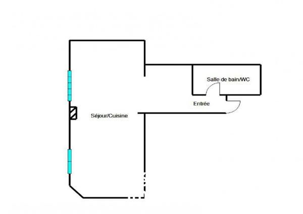 Vente appartement Grasse, 90m² 3 pièces 279 000€ avec balcon