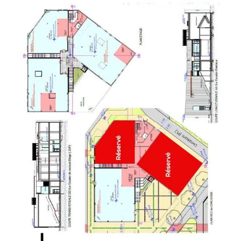 MURS COMMERCIAUX pour activités de Services , de Loisirs et ou de Commerces de 395 m² environ + 12 places de Parking