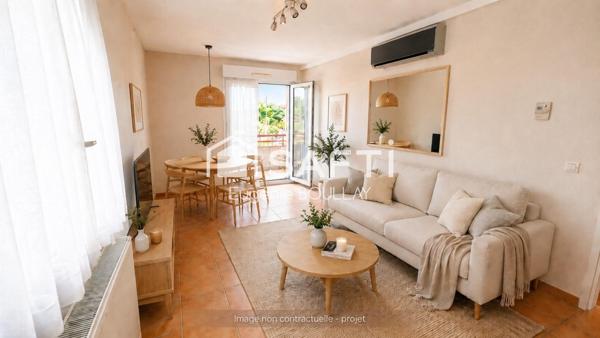 Anglet - 5 Cantons -  T2 49m2 - 2 Balcons - ascenseur