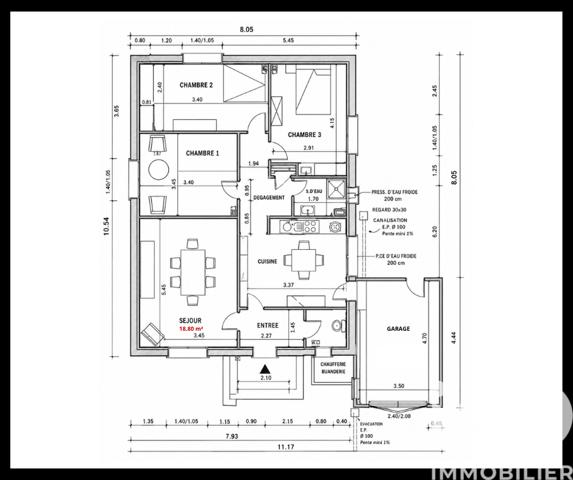 Maison à vendre 4 pièces 71 m² Lespinasse