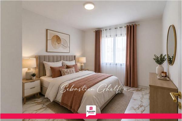 maison de plain-pied avec 3 chambres dont 1 suite à pieds des commerces