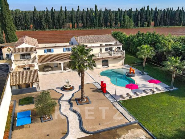 Mas néo-provençal de 400m2 dans un écrin de Verdure