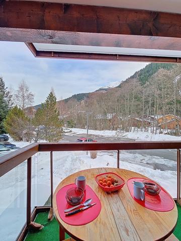 Julie Dos Reis vous présente un studio cosy aux Hameaux du Lay aux Contamines Montjoie