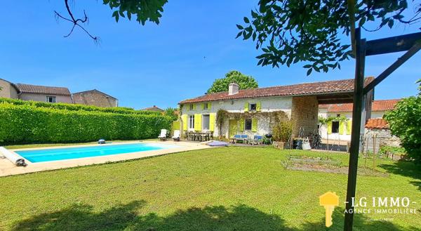 Longère rénovée avec Gite et Piscine