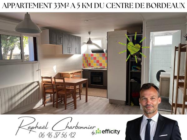 Appartement 2 pièces - 33 m² Exclusivité efficity