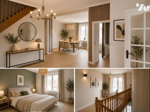 Épernay La Villa : maison 115 m² avec jardin, garage, proche écoles, commerces et bus.