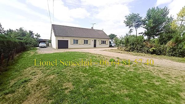 Maison rénovée, lumineuse et peu énergivore entièrement de plain - pied 7 pièces de 90 m2 sur une parcelle de plus de 4 000 m2 (dont une parcelle de 2 200 m2 constructible)