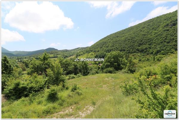 Dpt Drôme (26), à vendre COMBOVIN terrain - Terrain 2936 m² - 1500 m² Constructibles - Vercors