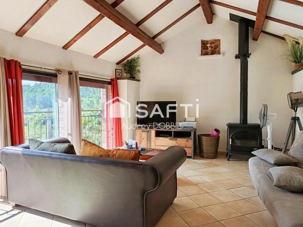 07140 : Maison de village de 98 m2 avec vue dominante