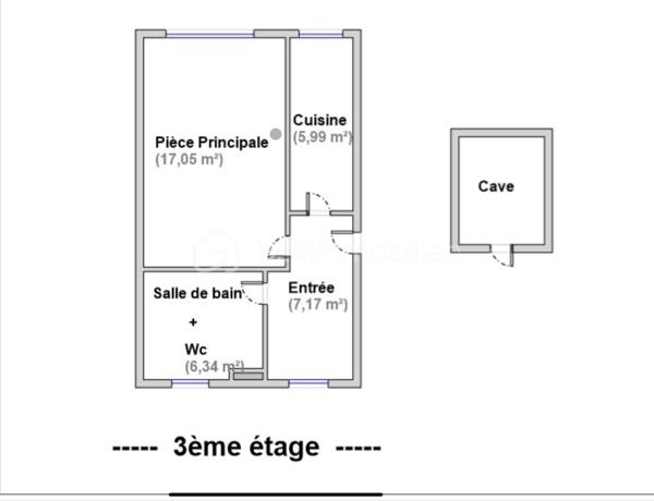 Appartement de 37 m²