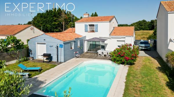 Moutiers-en-Retz (44760) Maison familiale 5 chambres avec piscine – Les Moutiers-en-Retz