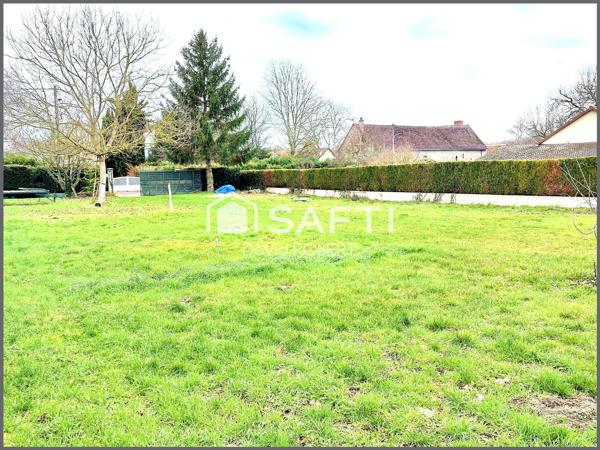 Terrain à bâtir viabilisé de 632m²
