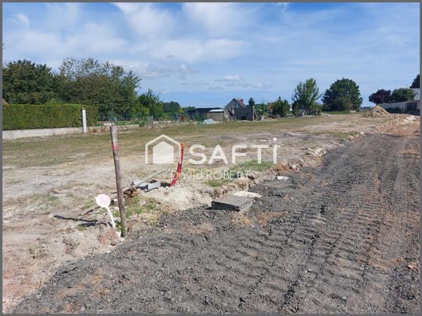 Terrain à bâtir viabilisé de 632m²