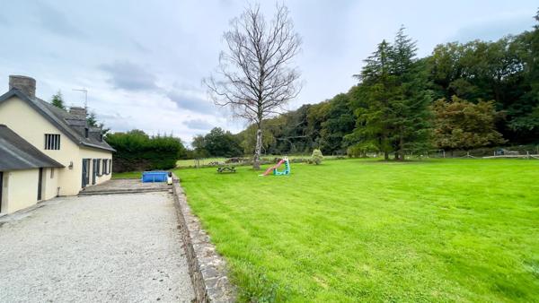 En campagne vue sur la foret