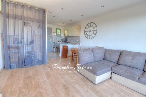 Villeneuve-Loubet (06270) Exclusivité – Studio dernier étage avec terrasse, vue mer et montagne – Villeneuve-Loubet