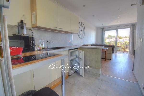 Villeneuve-Loubet (06270) Exclusivité – Studio dernier étage avec terrasse, vue mer et montagne – Villeneuve-Loubet