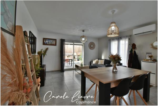 Maison T3 de plain-pied – 70 m² – Terrain d’environ 400 m² – Construite en 2020