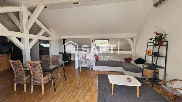 Loft moderne de 80 m² avec terrasse privative et cave – Dernier étage