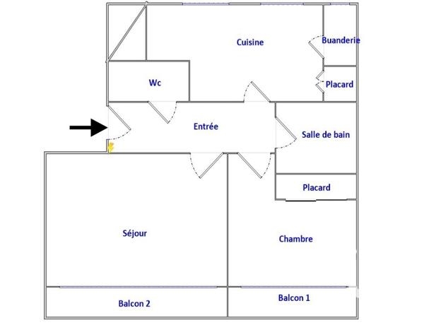 Appartement à vendre 2 pièces 57 m² Le Pecq