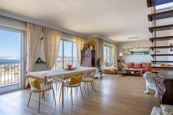 Marseille (13008) Duplex T4/5 – Dernier étage avec rooftop et vue panoramique POINTE ROUGE 13008