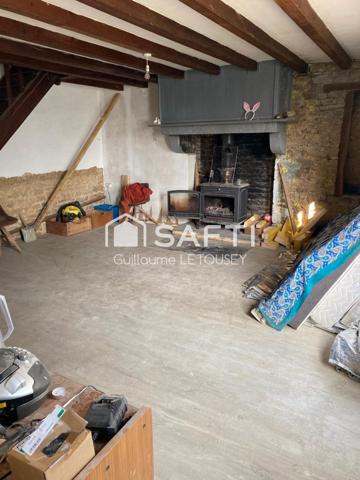 belle longère au calme. énorme potentiel. à rénover