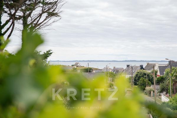 Maison contemporaine avec vue mer