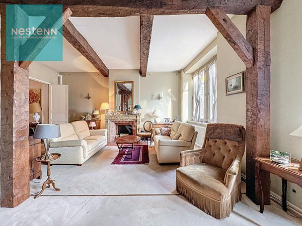 Maison de ville + local professionnel à vendre 390m², 14 pièces, jardin, hyper centre Baziège