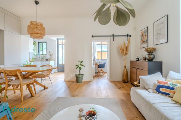 BORDEAUX NANSOUTY - Appartement T3 bis lumineux avec jardin et piscine.