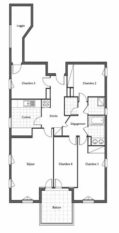 Appartement ASNIERES SUR SEINE_5 pièce(s)_terrasse_double parking_cave_93.31m²